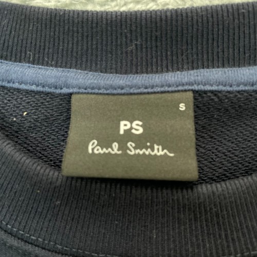 Paul Smith Sweatshirt Men Small Blue Zebra Cotton Crew Neck Long Sleeve Pullover - Picture 5 of 9