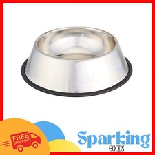 Rust-Resistant Stainless Steel Pet Bowl for Easy Feeding - Dishwasher Safe