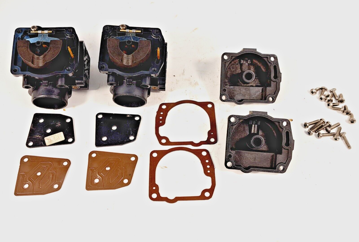 Johnson 90HP Outboard Carburetor SET of 2 Starboard 5002138 | eBay