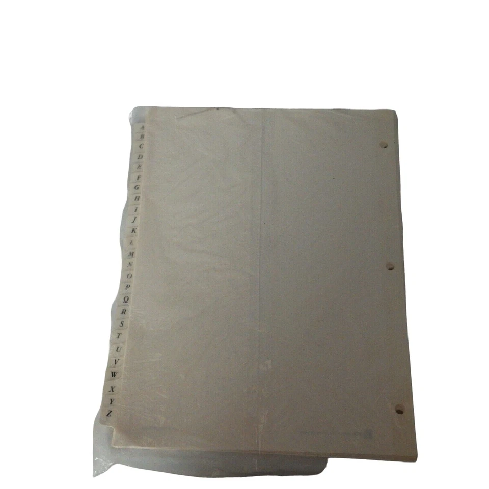 Divisores de pestañas de índice básico Wilson Jones Multi Dex de la A a la Z 90201 alfabéticos Foto 2 de 4