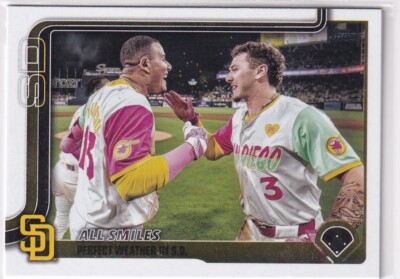 2025 Topps MLB Baseball Series 1 No. 143 All Smiles Perfect Weather San Diego