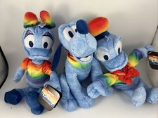 2022 Rainbow Disney Plush Collection - Pluto, Donald Daisy - 3pc