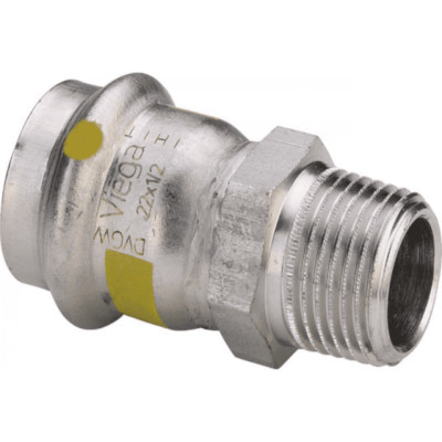Viega Übergangsstück SC Sanpress Inox G 0211 für Gas in 28 mm x R3/4 Edelstahl