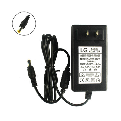 19v1.2A 1.3A 1.7A 4.4*6.5mm AC/DC Adapter For LG  LCD Monitor