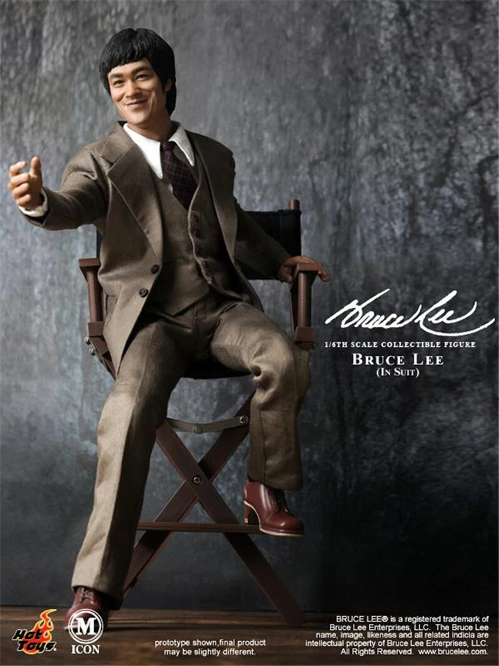 HOTTOYS 1/6 MIS11 Sonrisa Bruce Lee Versión Traje Figura de Acción Modelo En Stock Foto 3 de 4