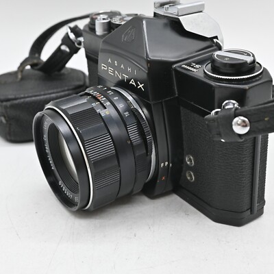 Exc+5 ] Pentax SL SLR 35mm Film Camera Super Takumar 55mm F1.8 Len