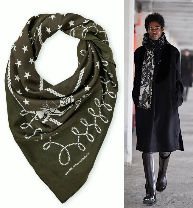 TAKAHIROMIYASHITA THE SOLOIST Silk Western Print 52