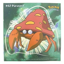 Pokemon Collect 'em Stick-Ups Parasect #47 Large 4” Sticker Priss Prints