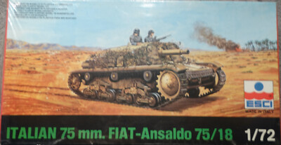 ESCI /  ERTL   8031   1-72   Italienischer 75 mm FIAT  Ansaldo  - Bausatz