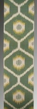 11 Yard HAND MADE UZBEK Natural 100 COTTON IKAT FABRIC 5666