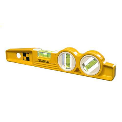 Stabila 10"" 3 Vial Magnetic Scaffolding Spirit Level For Scaffolders