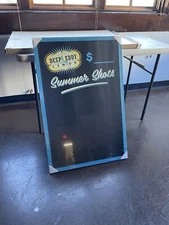 DEEP EDDY LEMON VODKA CHALKBOARD - Summer Shots - SIGN 24”x36” - Brand New