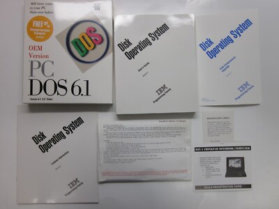 PC DOS OEM Version 6.1 3.5'' Floppy Disks