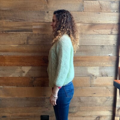 その他 TEN MOHAIR CARDIGAN BLACK S Livin' That Life Mohair Cardigan - Black/combo | Fashion Nova