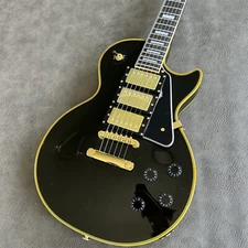 Handmade Black Beauty LP Electric Guitar – Custom Shop HHH Pickups