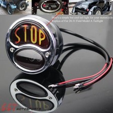 Led Duolamp Brake Stop Taillight For 1928-1931 Ford Model A Harley Cafe Racer Led Duolamp Brake Stop Taillight For 1928-1931 Ford Model A Harley Cafe Racer