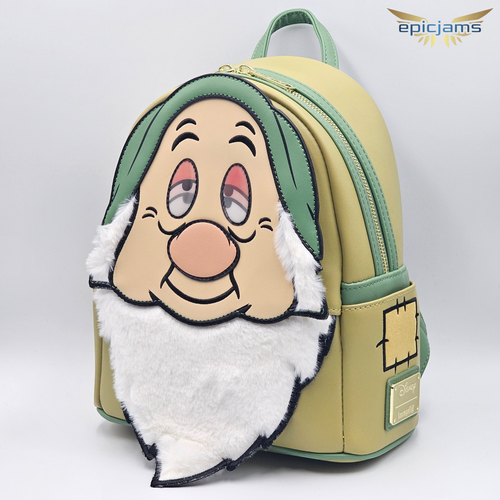 Mini zaino Loungefly Disney Biancaneve e i sette nani addormentato nuovo - Foto 3 di 5