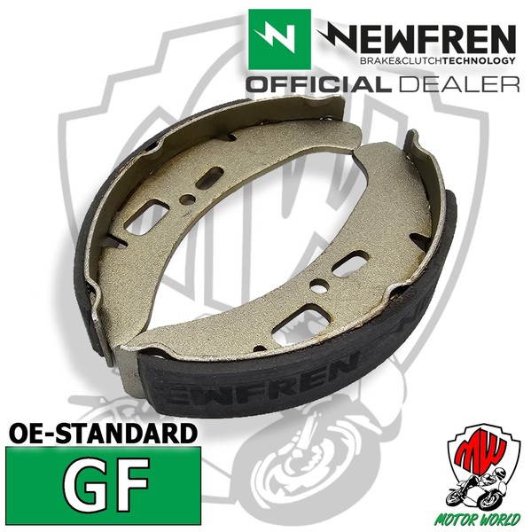 Paar Bremsbacken Hinten FüR Piaggio Vespa Cosa CL CL2 125 150 1988 1989-image