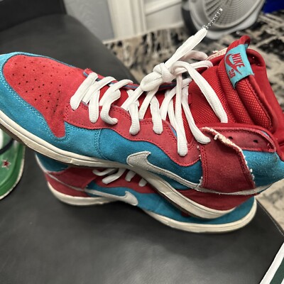 Size 13 - Nike SB Dunk High Premium Bloody Gums | eBay