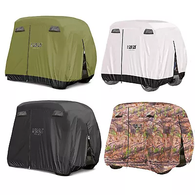 4 Passenger Golf Cart Cover for YAMAHA EZGO Club Car, Waterproof Enclosure
