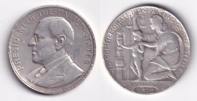 1920 US Philippines WILSON So Called Dollar MANILA MINT OPENING Silver HK# 449