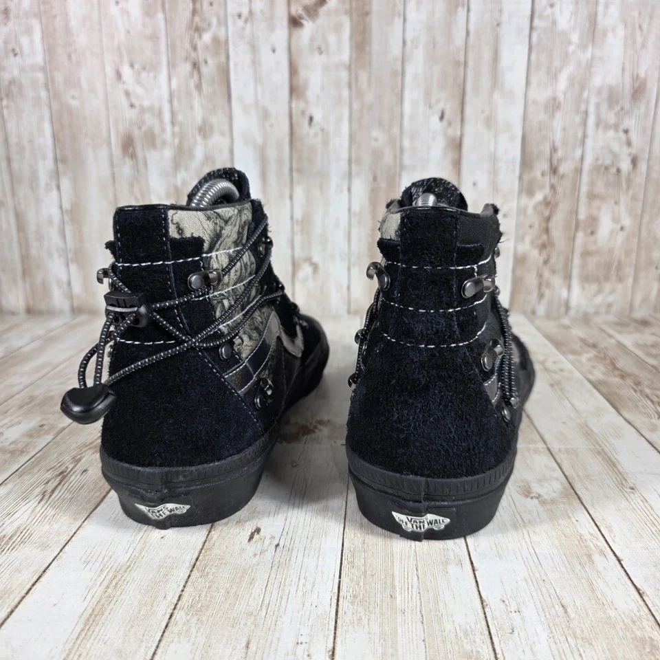 Vans SK8-Hi MTE Zapatos de Skate Parte Superior Alta Gamuza Cordones Negros para Hombres 8.5 Para mujeres 8.5 Foto 3 de 4