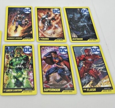 DC Comics Arcade Coin Pusher Super Hero Series 3 Trading Cards No Barcode READ!!