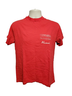 Cornell University The Johnson School Alumni Adult Medium Red TShirt