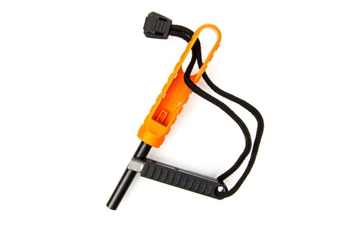 EXOTAC POLYSTRIKER XL: ARRANQUE DE FUEGO COMPACTO FERRO ROD & STRIKER (NEGRO) - Imagen 3 de 10