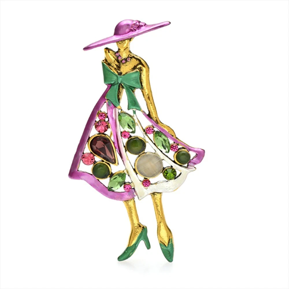 Ladies on sale brooch pin