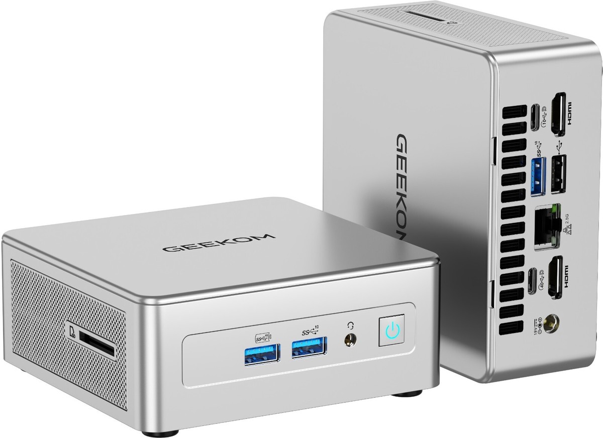 GEEKOM AE8 Mini PC, AMD Ryzen 9 8945HS, 32GB DDR5 RAM, 1TB
