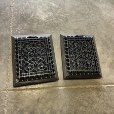 PM six Two available price each antique cast-iron heat grate 9 x 11