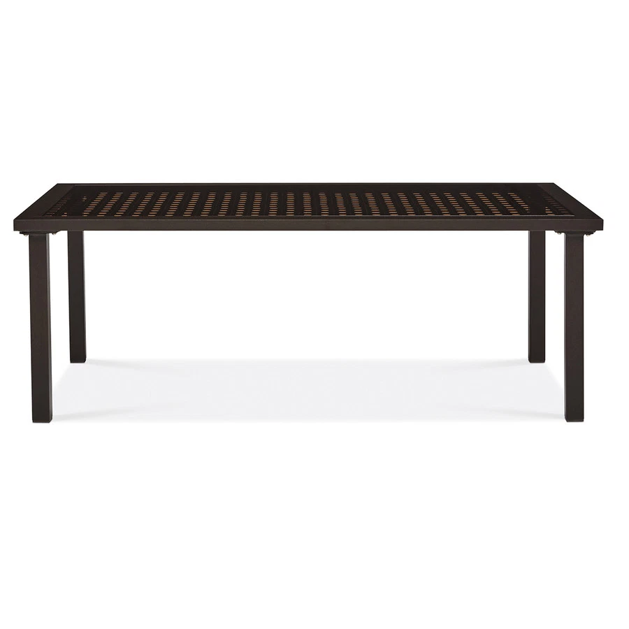 Garden Treasures Lynboro 28 in W x 48 in L Rectangle Steel Coffee Table NIB