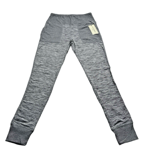 No Comment Cargo Fleece Joggers Womens Large L Black Sweatpants Outdoor Casual