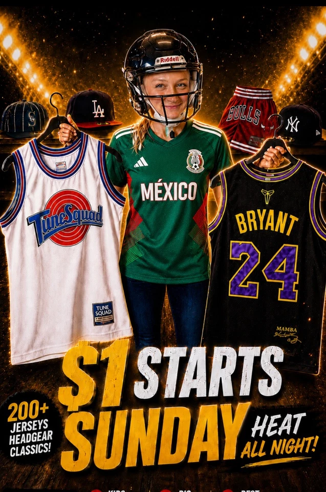 🔥 $1 SUDDEN DEATH JERSEYS | MITCHELL & NESS SHORTS | NEW ERA HATS 🔥