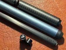 TNT Sneaky Pete Pool Cue with Carbon Fiber Shaft. JPs and 9" Stackable Extension