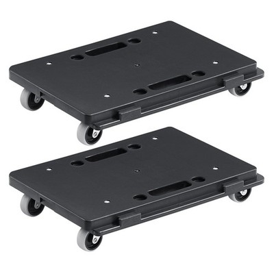 Flat Moving Dolly 500lb Capacity Compact 4-Wheel Furniture Roller
