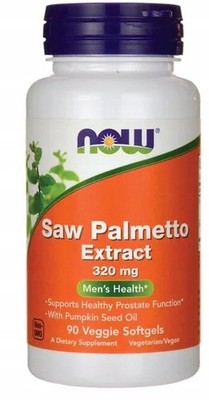 NOW Foods SAW PALMETTO EXTRAKT 90kap KÜRBISÖL