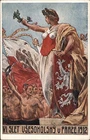 E. Holarka Czechoslovakia Sokol VI. Slet Vsesokolsky v Praze, 1912 Postcard
