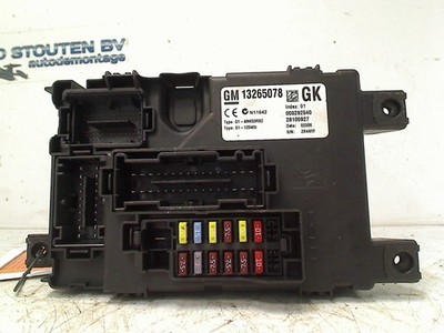 VAUXHALL CORSA D 2008 FUSE BOX FUSE BOX 13265078