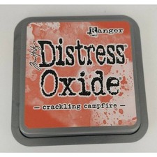Crackling Campfire - Tim Holtz Distress Ink Pad - Ranger Great Red Orange Color 