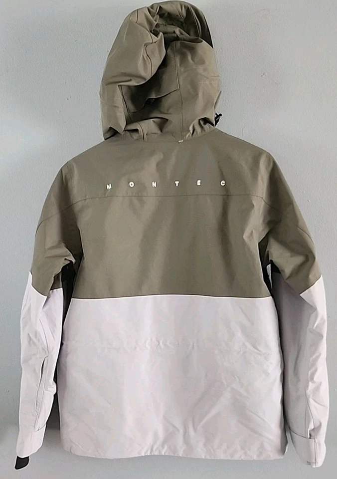 Женская лыжная куртка Montec Doom W Atlantic черная/кремовая размер S утепленная - Изображение 4 из 4