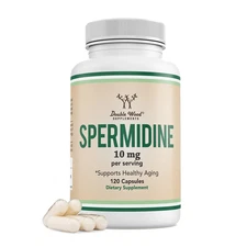 REAL SPERMIDINE HCL * 120 Caps, 3rd Party Tested Premium Pharmaceutical Strength