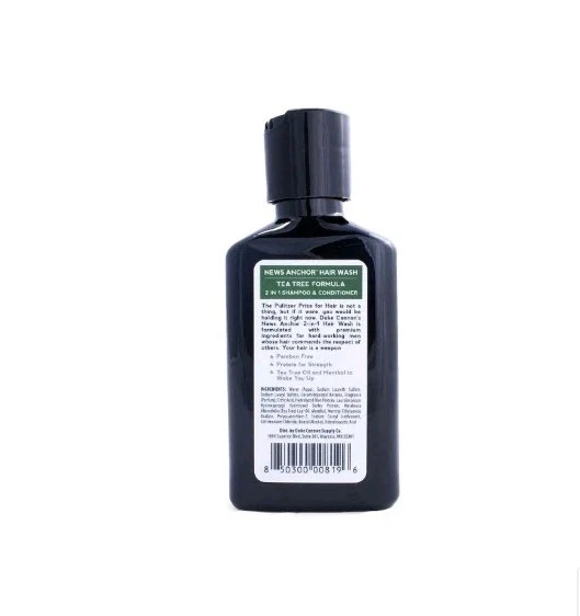 Duke Cannon News Anchor Hair Wash Thick Hair Shampoo Conditioner 3oz 2 Bottles - Image 3 of 3