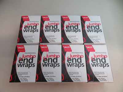 8 Pk Sally Beauty Professional Jumbo End Wraps Hair Styling 1,000 Sheets #157990