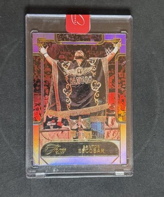 2024 Three Count WWE Santos Escobar #40 Purple /8