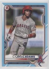2021 Bowman Prospects Sky Blue Border 123/499 Jordyn Adams #BP-30 3wu