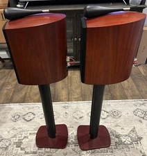 Bowers & Wilkins B&W 805s Speaker Pair with Matching Stands in Rosenut !