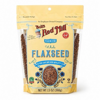 Bob s Red Mill Whole Flaxseed 13oz | Non-GMO, Gluten Free, High Fiber Omega-3