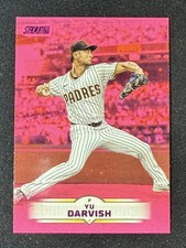 Yu Darvish #122 2025 Topps Stadium Club Pink Parallel SP (San Diego Padres)